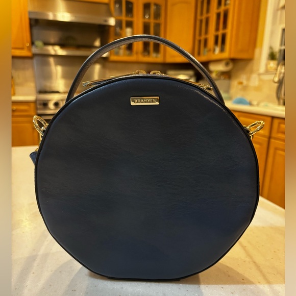Brahmin Bags Brahmin Round Leather Bag Poshmark
